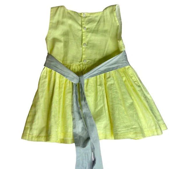Well Dressed Wolf Yellow/Gray Cross Tunic Set- 3T - Picture 14 of 16